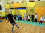 Cvičení zdravá dětská noha ve školce